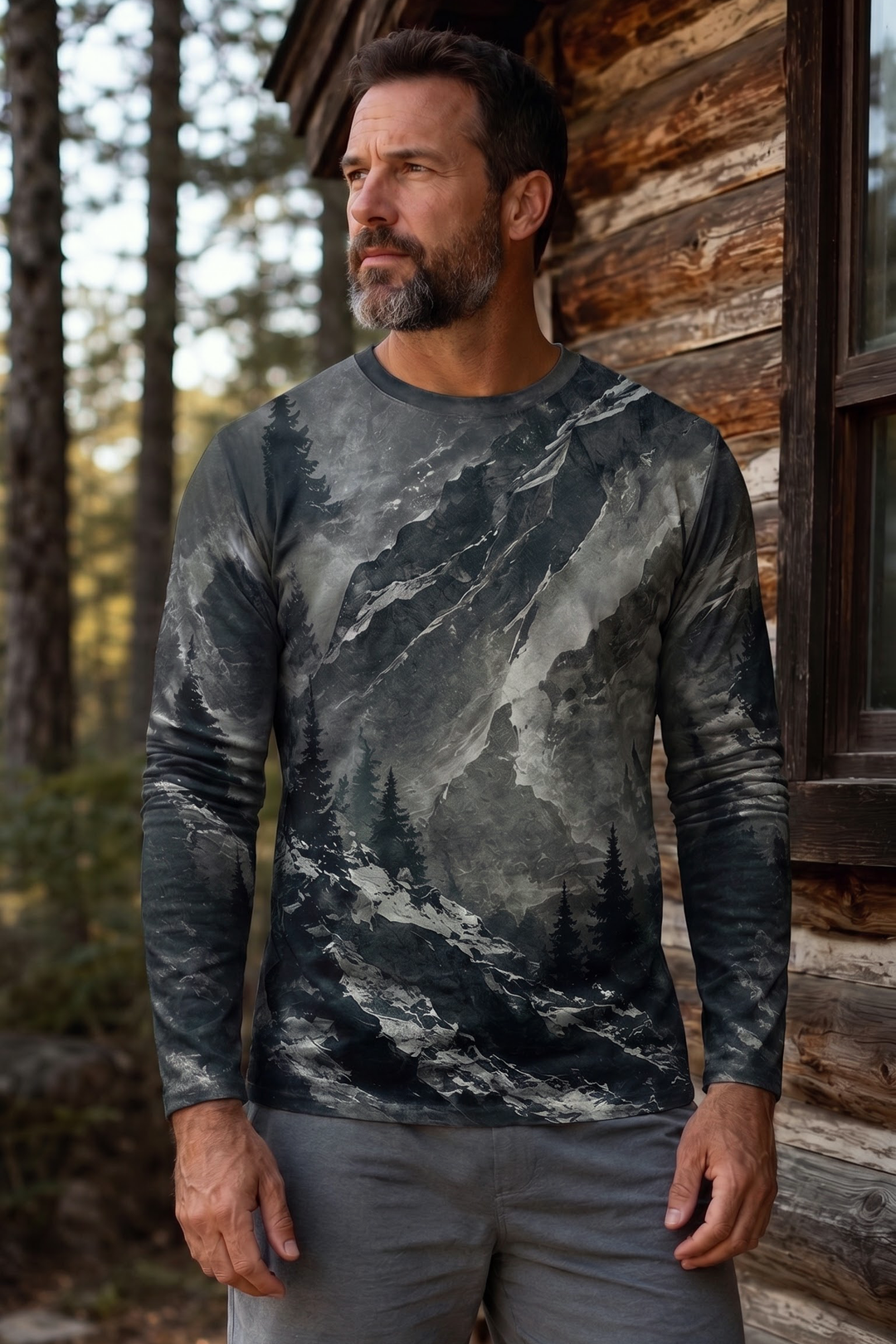 Performance Hunting Long Sleeve - Granite Peak Cougar - TBT377 image 3