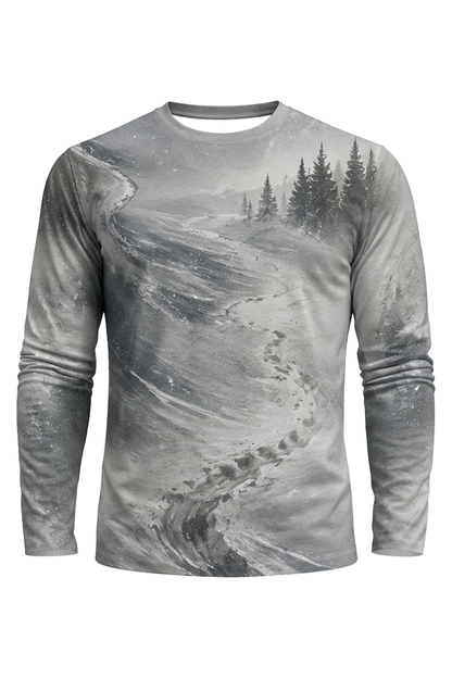 Performance Hunting Long Sleeve - Snow Ridge Cougar Track - TBT378 image 6