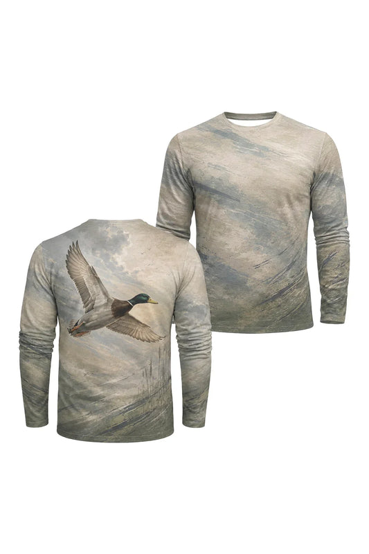 Performance Hunting Long Sleeve - Marshland Mallard Flight - TBT379 image 1
