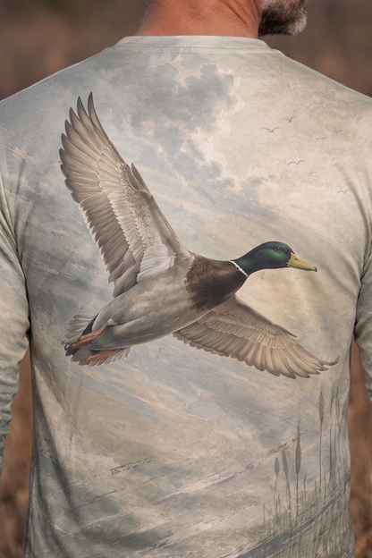 Performance Hunting Long Sleeve - Marshland Mallard Flight - TBT379 image 4
