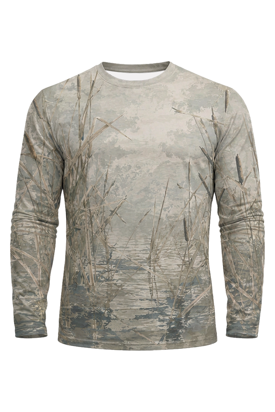 Performance Hunting Long Sleeve - Cattail Marsh Mallard Takeoff - TBT380 image 6