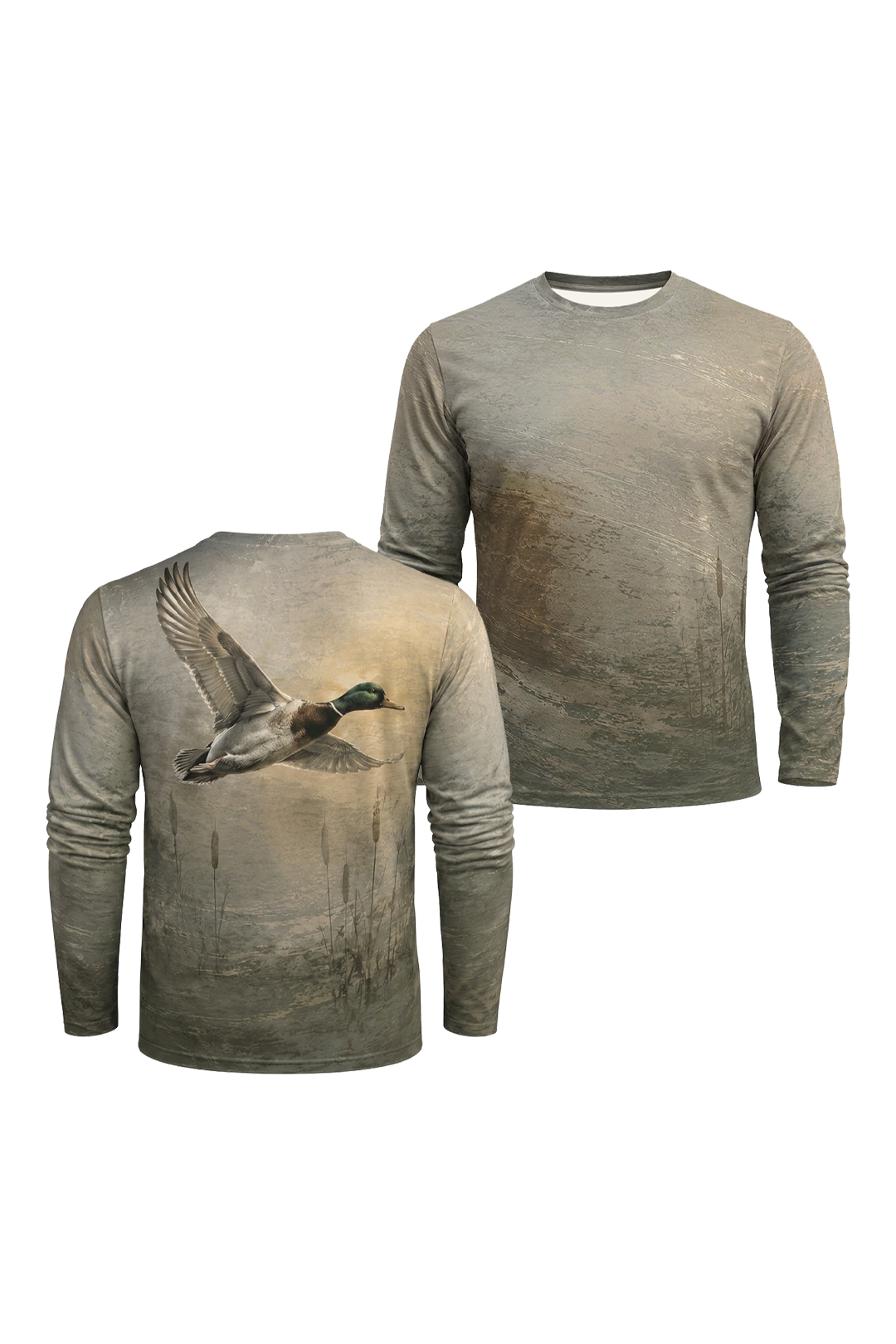 Performance Hunting Long Sleeve - Misty Reedbed Mallard Soar - TBT382 image 1