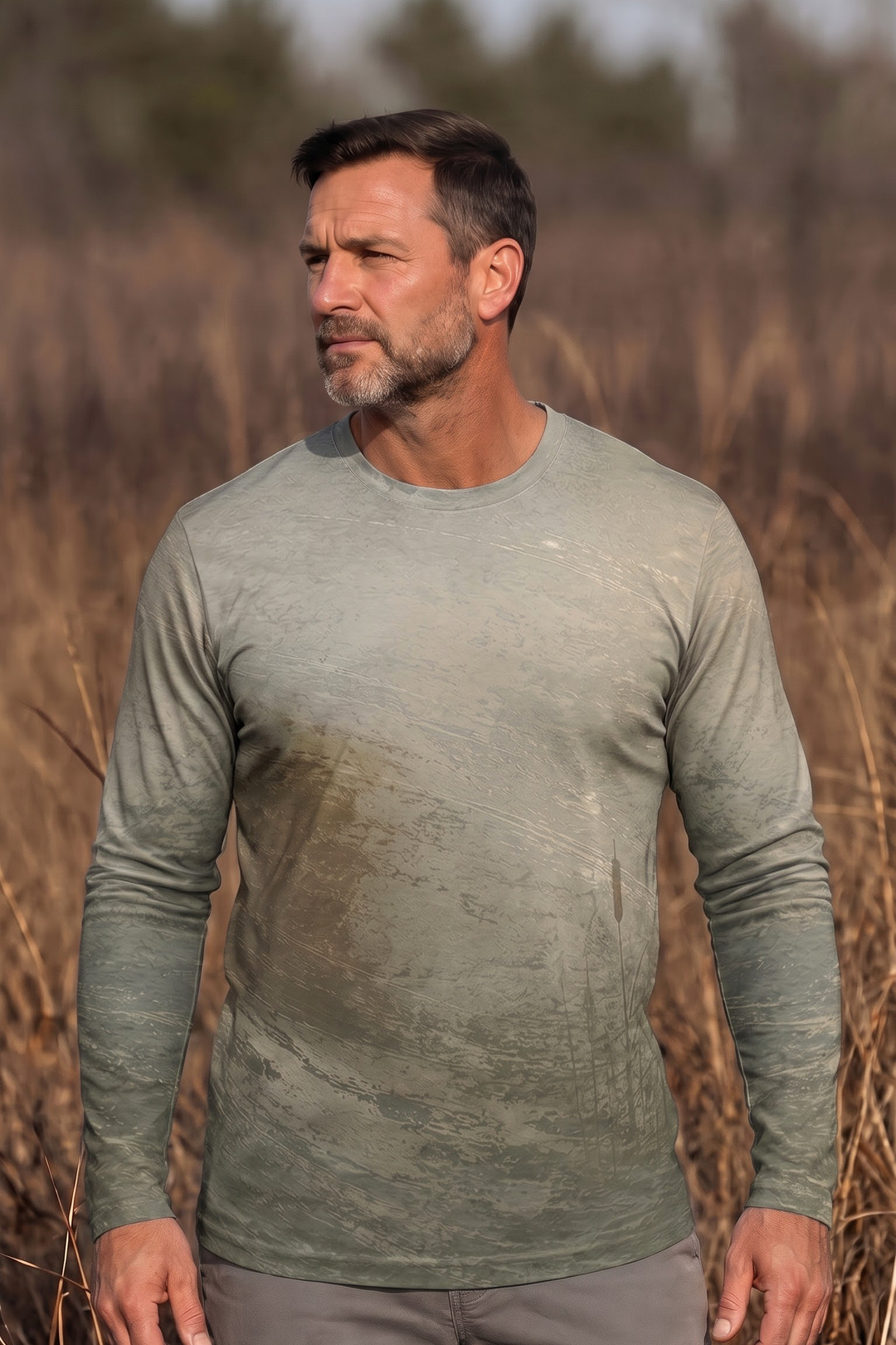Performance Hunting Long Sleeve - Misty Reedbed Mallard Soar - TBT382 image 3
