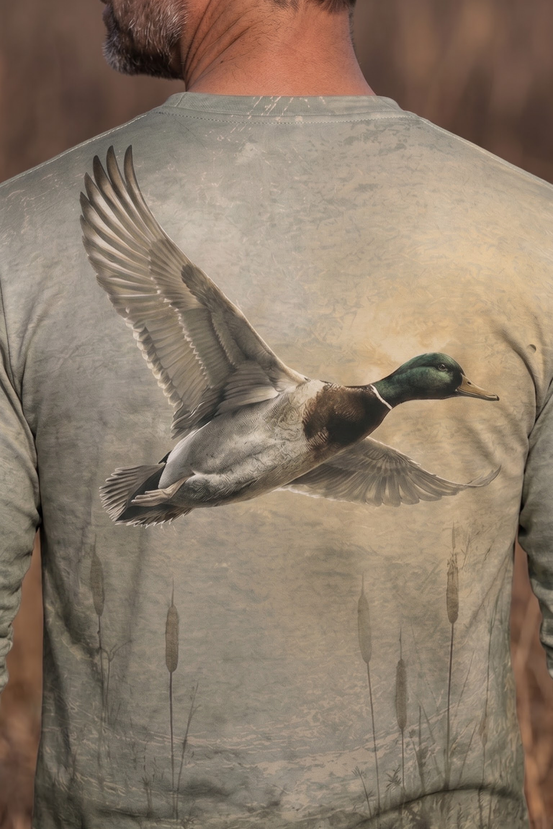 Performance Hunting Long Sleeve - Misty Reedbed Mallard Soar - TBT382 image 4