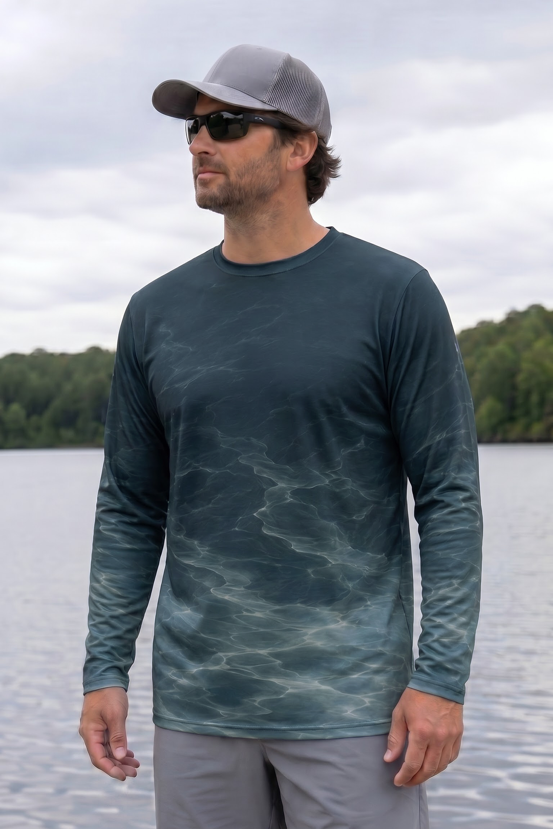 Performance Fishing Long Sleeve - Rocky Depth Walleye Strike - TBT384 image 3