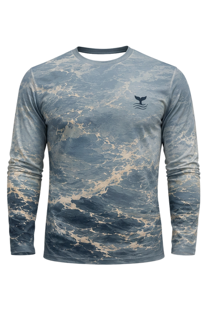 Performance Fishing Long Sleeve - Ocean Titan Sperm Whale Breach - TBT388 image 6