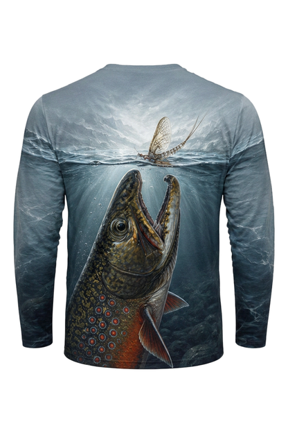 Performance Fishing Long Sleeve - Slate Water Brook Trout Hatch - TBT391 image 5