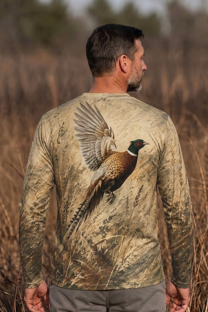 Performance Hunting Long Sleeve - Golden Pheasant Rise - ULS450K image 2