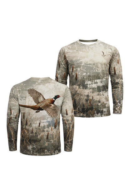 Performance Hunting Long Sleeve - Misty Cattail Pheasant - ULS451K image 1