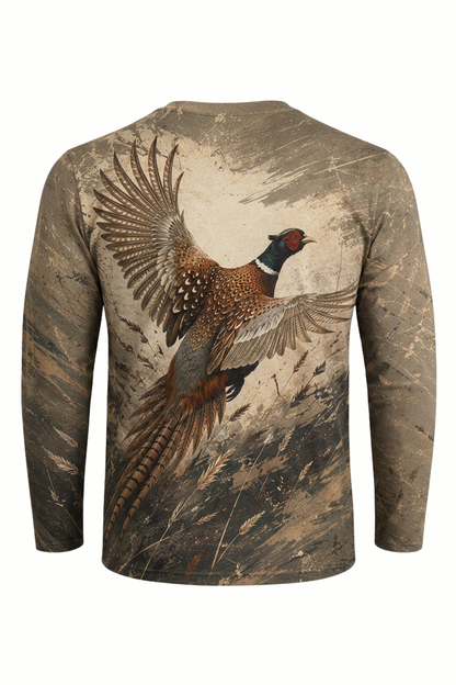 Performance Hunting Long Sleeve - Golden Field Pheasant Ascent - ULS452K image 5