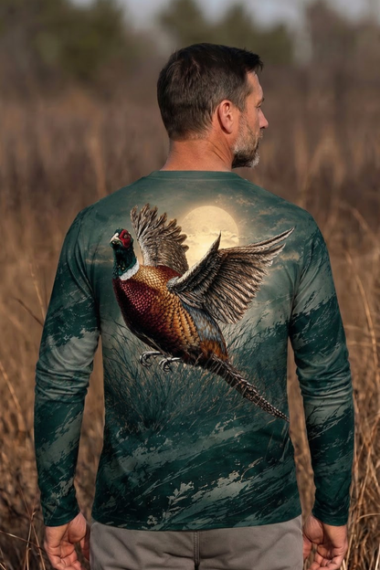 Performance Hunting Long Sleeve - Midnight Moon Pheasant - ULS454K image 2