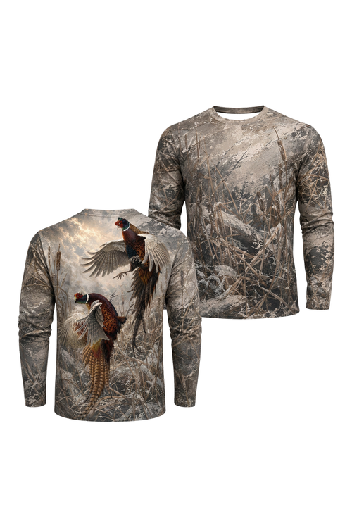 Performance Hunting Long Sleeve - Storm Marsh Pheasant Rise - ULS457K image 1