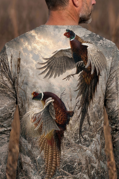 Performance Hunting Long Sleeve - Storm Marsh Pheasant Rise - ULS457K image 4