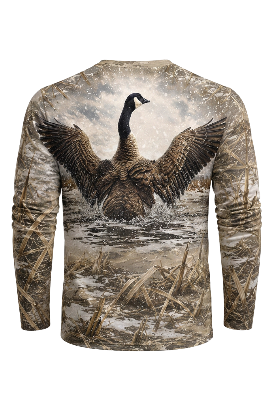 Performance Hunting Long Sleeve - Frozen Marsh Goose Splash - ULS458K image 5