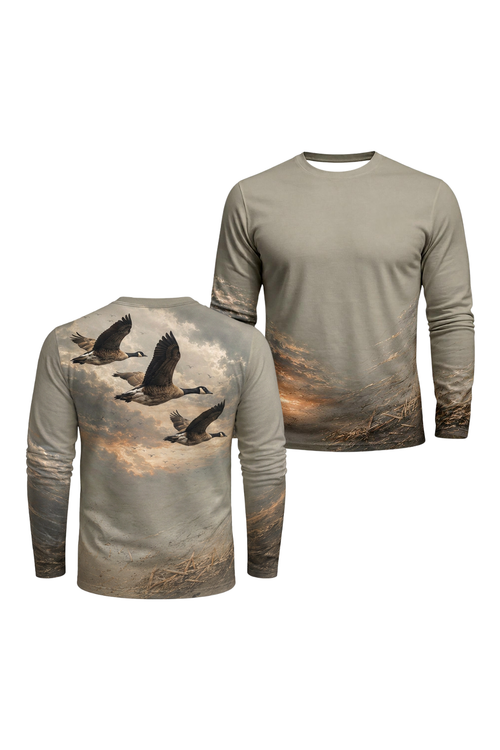 Performance Hunting Long Sleeve - Golden Horizon Goose Migration - ULS459K image 1