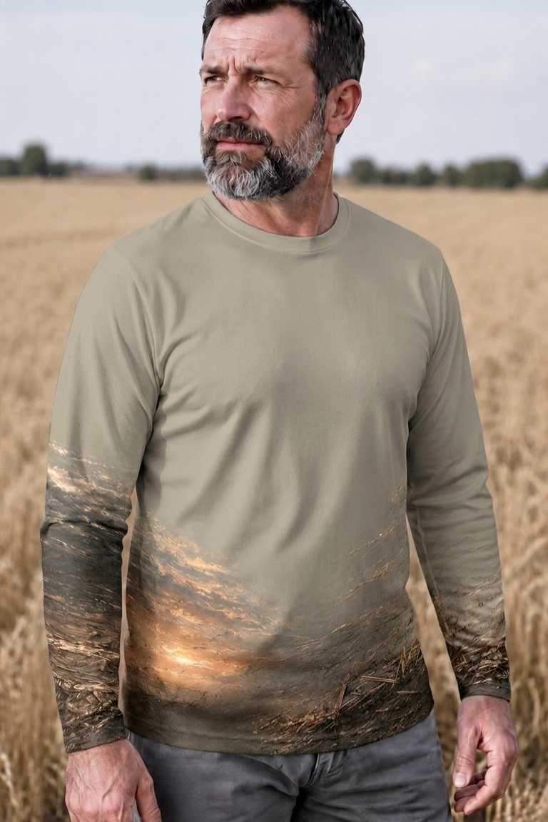 Performance Hunting Long Sleeve - Golden Horizon Goose Migration - ULS459K image 3