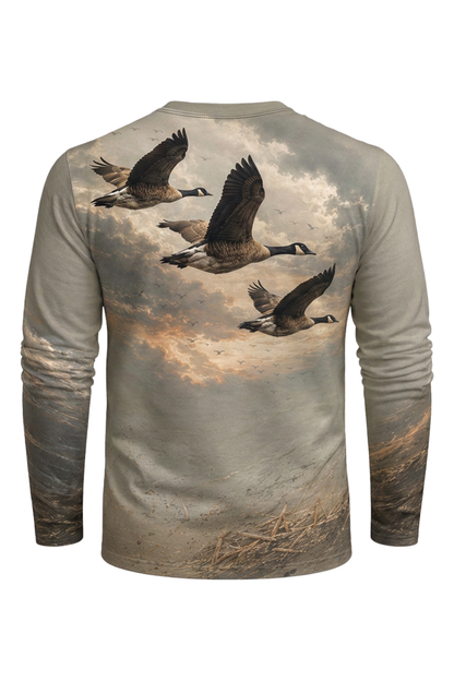 Performance Hunting Long Sleeve - Golden Horizon Goose Migration - ULS459K image 5