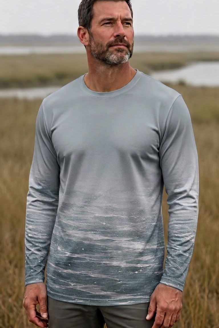Performance Hunting Long Sleeve - Frozen Lake Goose Flight - ULS460K image 3