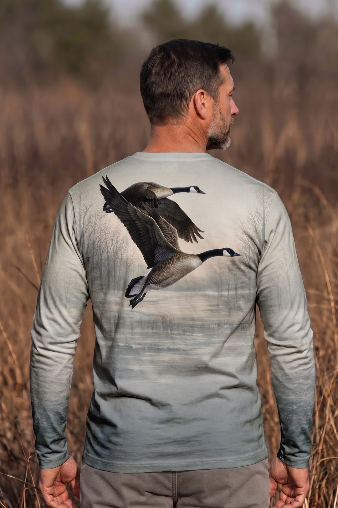 Performance Hunting Long Sleeve - Misty Timber Goose Soar - ULS461K image 2