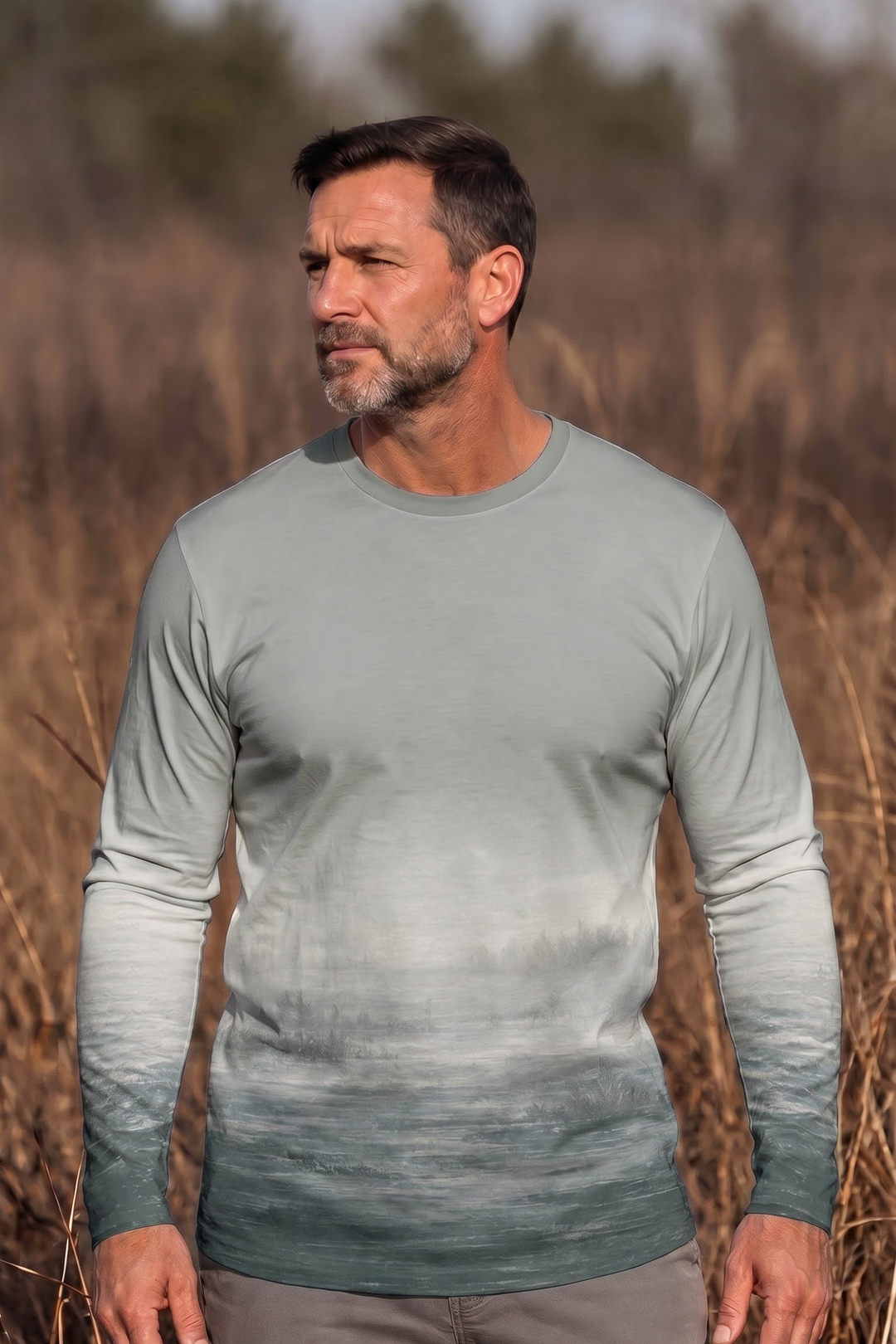 Performance Hunting Long Sleeve - Misty Timber Goose Soar - ULS461K image 3