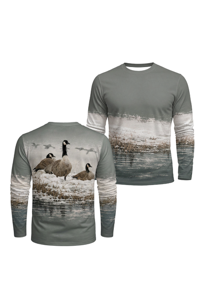 Performance Hunting Long Sleeve - Snowy Bank Goose Rest - ULS462K image 1