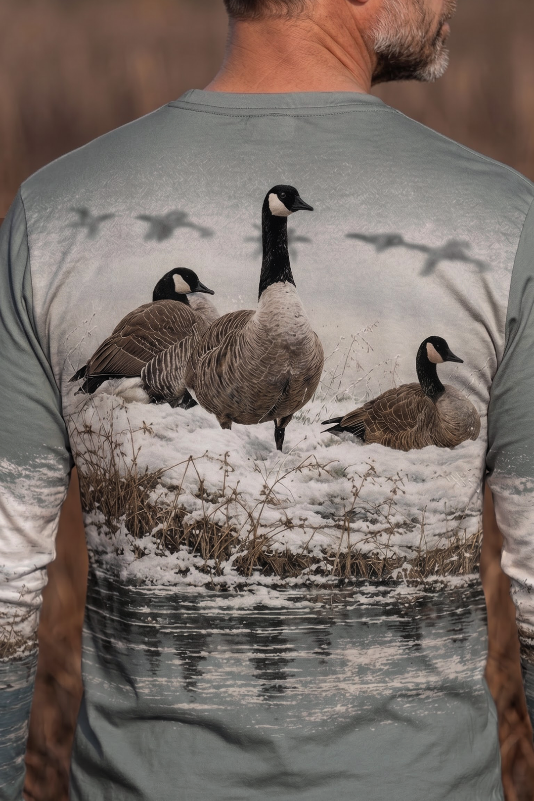 Performance Hunting Long Sleeve - Snowy Bank Goose Rest - ULS462K image 4