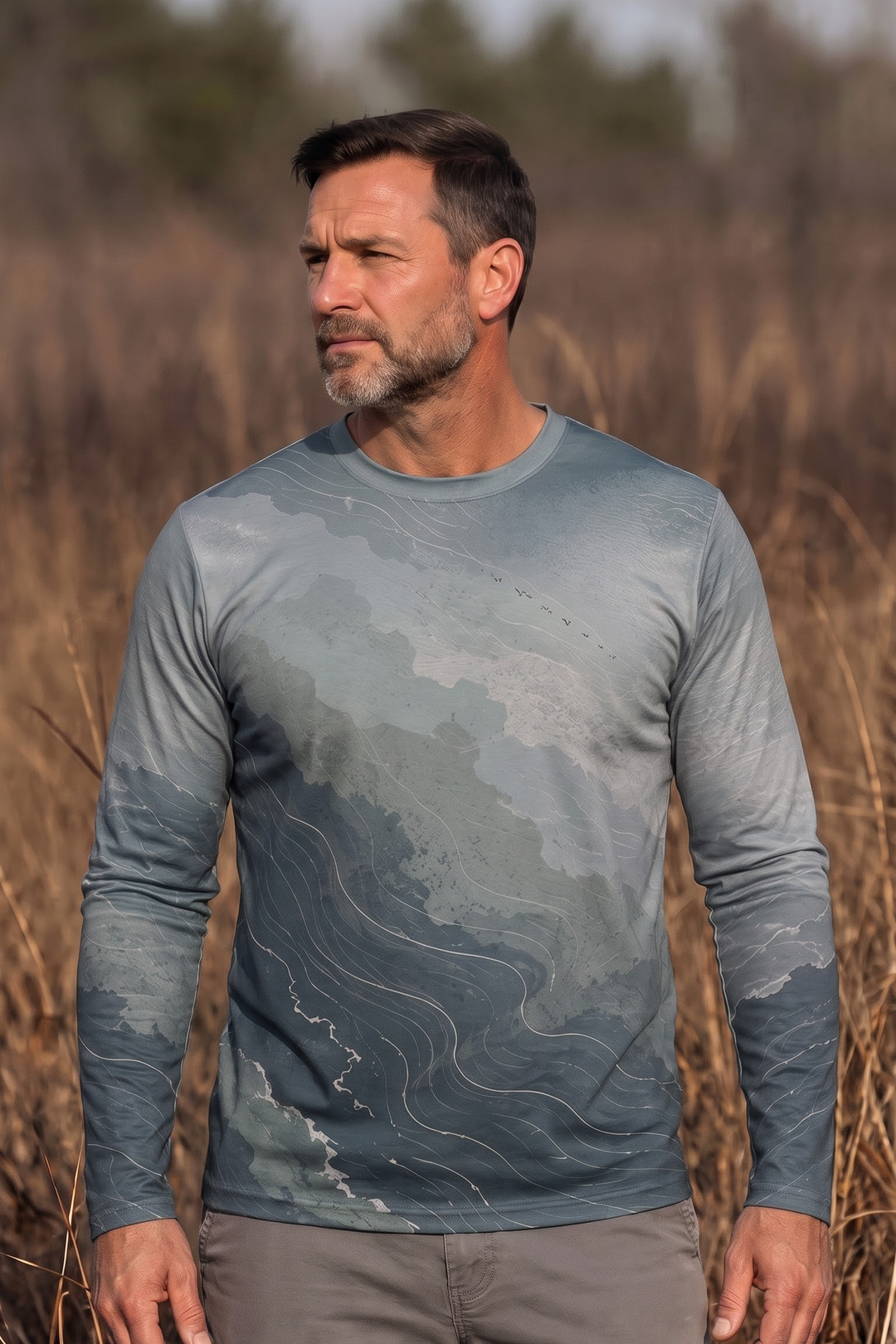 Performance Hunting Long Sleeve - Aero Current Goose Soar - ULS463K image 3