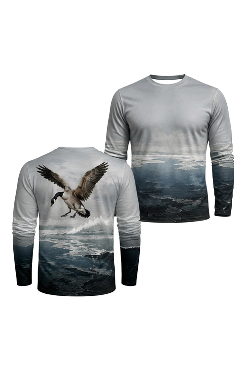 Performance Hunting Long Sleeve - Glacial Ice Goose Descent - ULS464K image 1