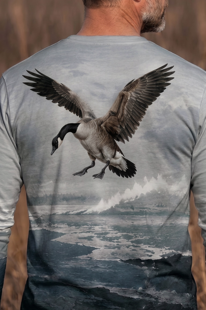 Performance Hunting Long Sleeve - Glacial Ice Goose Descent - ULS464K image 4