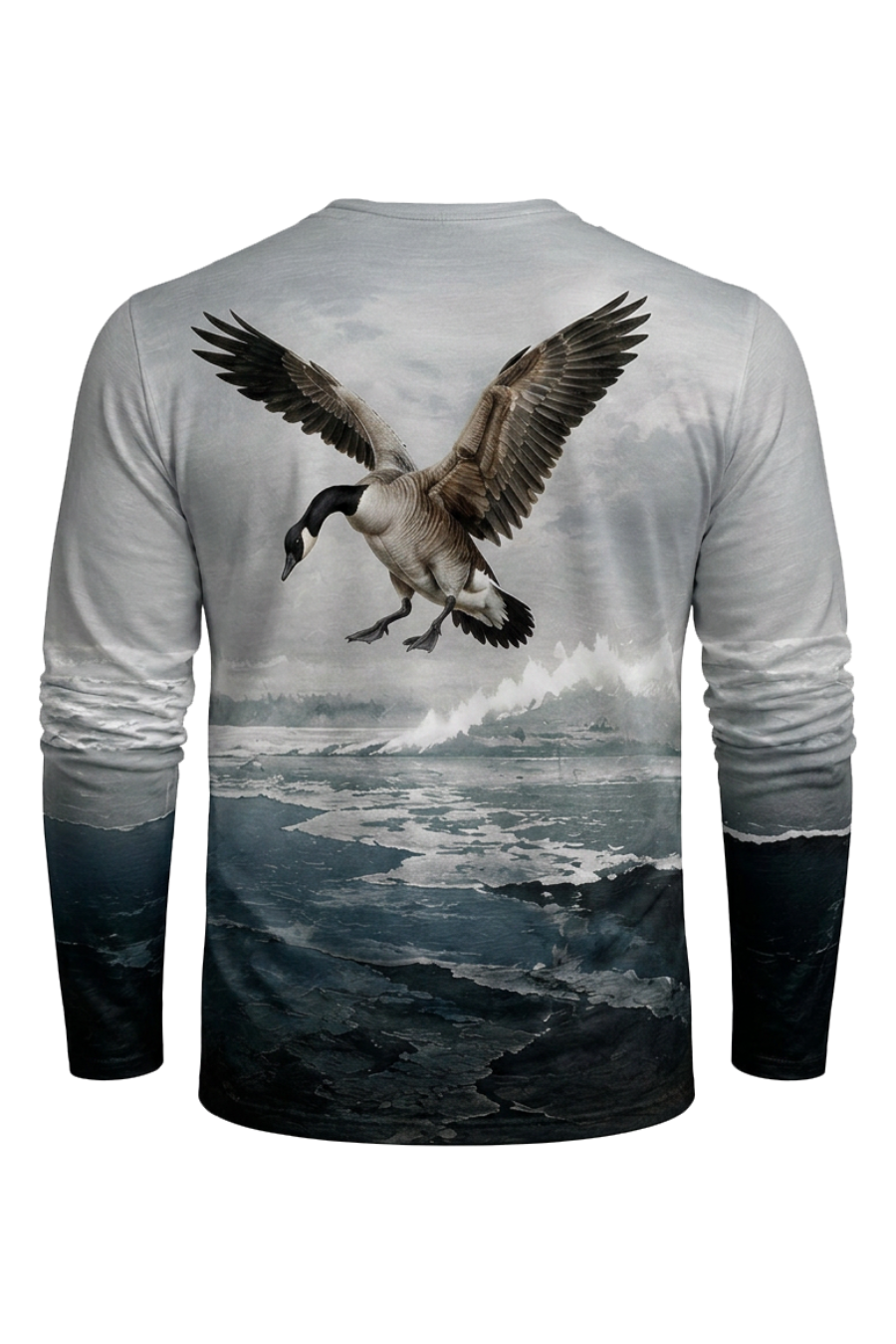 Performance Hunting Long Sleeve - Glacial Ice Goose Descent - ULS464K image 5