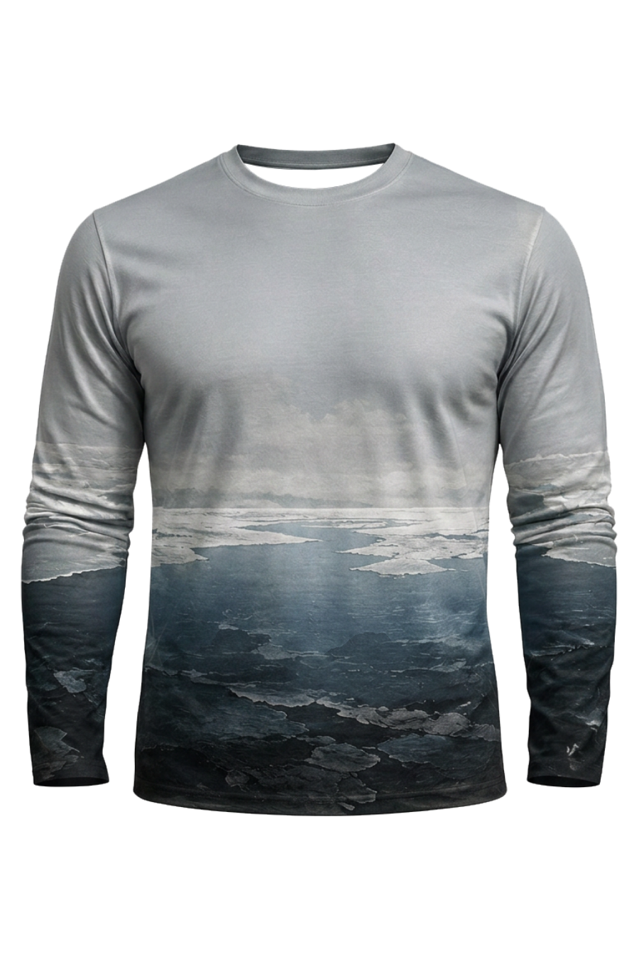 Performance Hunting Long Sleeve - Glacial Ice Goose Descent - ULS464K image 6