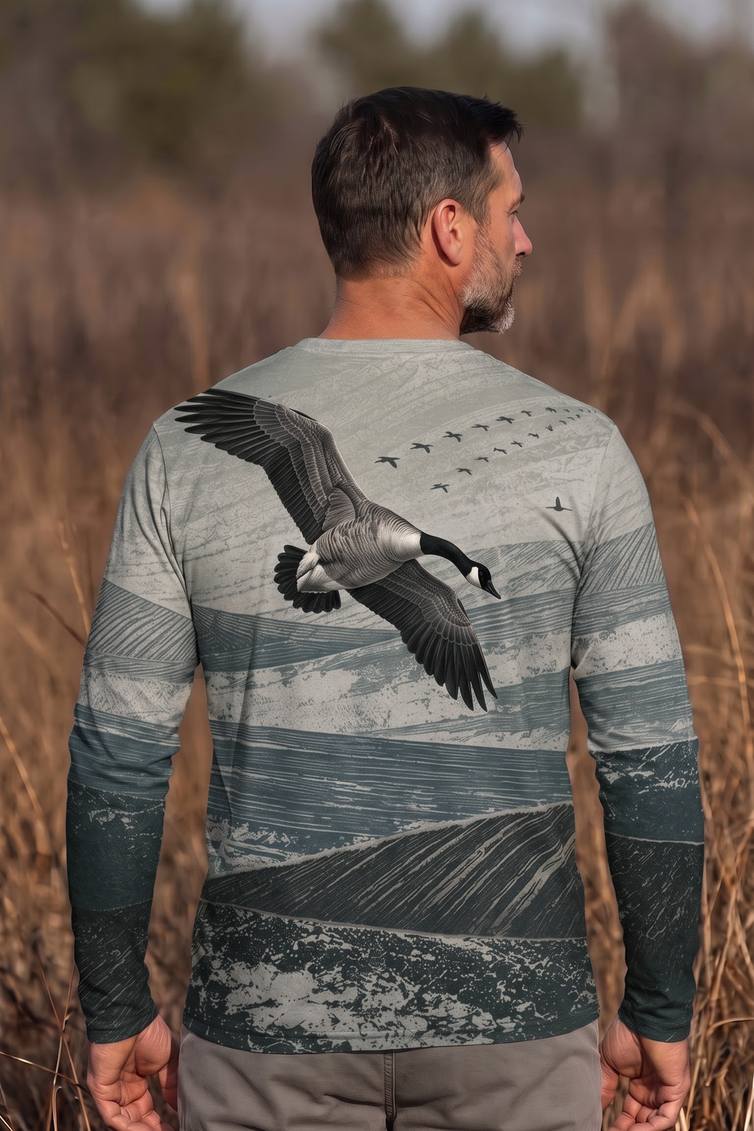 Performance Hunting Long Sleeve - Prairie Ridge Goose Banking - ULS465K image 2