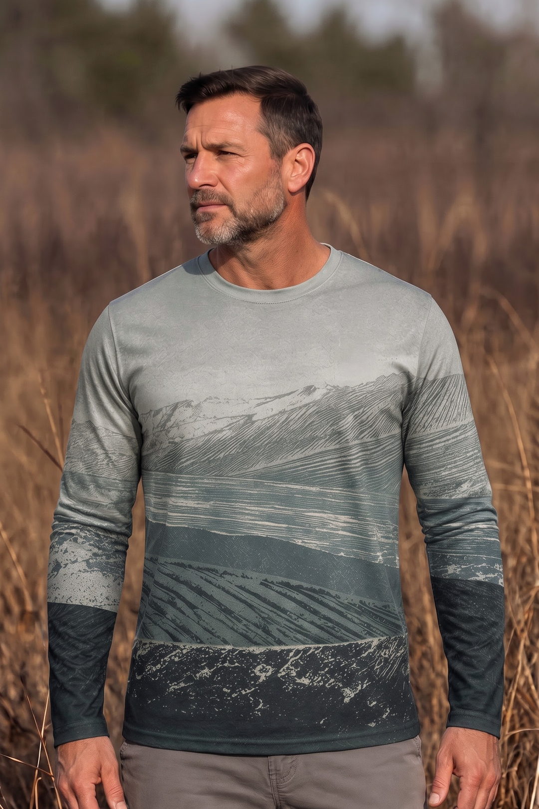 Performance Hunting Long Sleeve - Prairie Ridge Goose Banking - ULS465K image 3