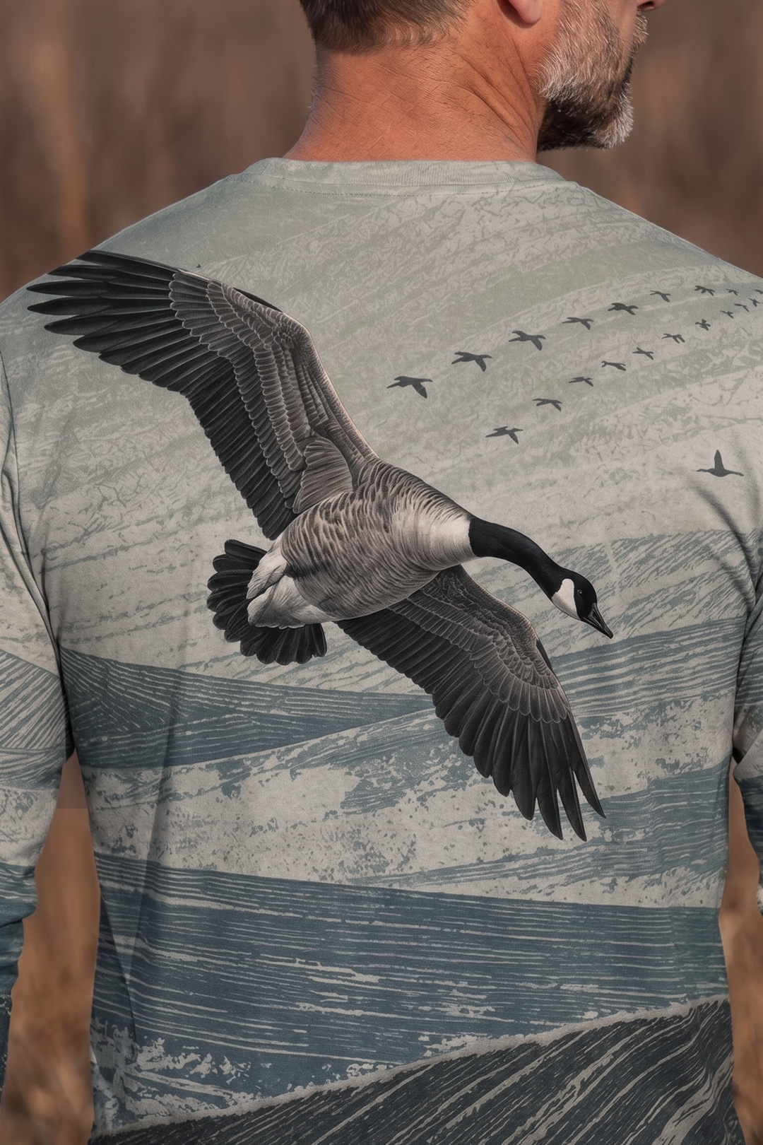 Performance Hunting Long Sleeve - Prairie Ridge Goose Banking - ULS465K image 4