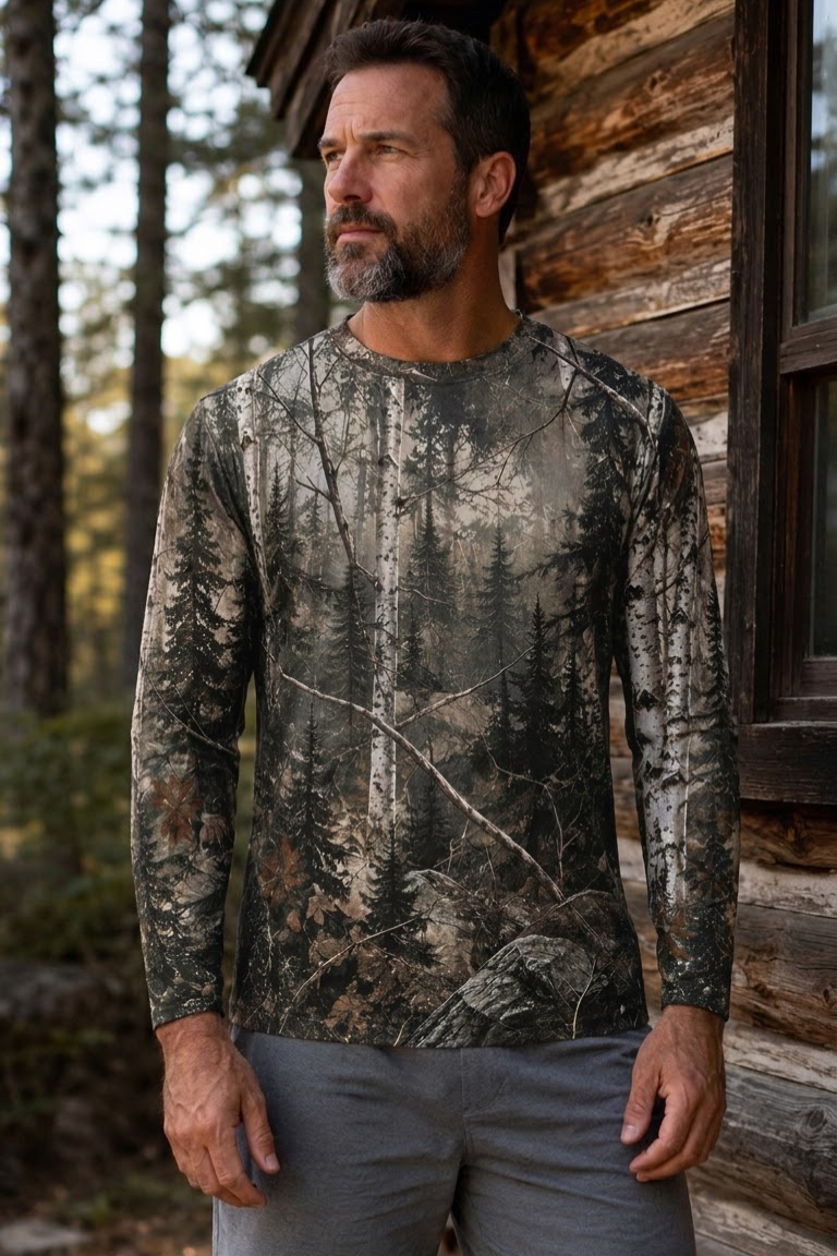 Performance Hunting Long Sleeve - Timber Grizzly Guardian - ULS467K image 3