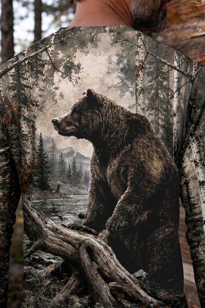 Performance Hunting Long Sleeve - Timber Grizzly Guardian - ULS467K image 4