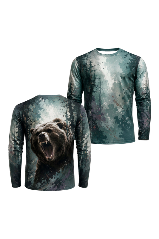 Performance Hunting Long Sleeve - Shadow Forest Grizzly Fury - ULS468K image 1