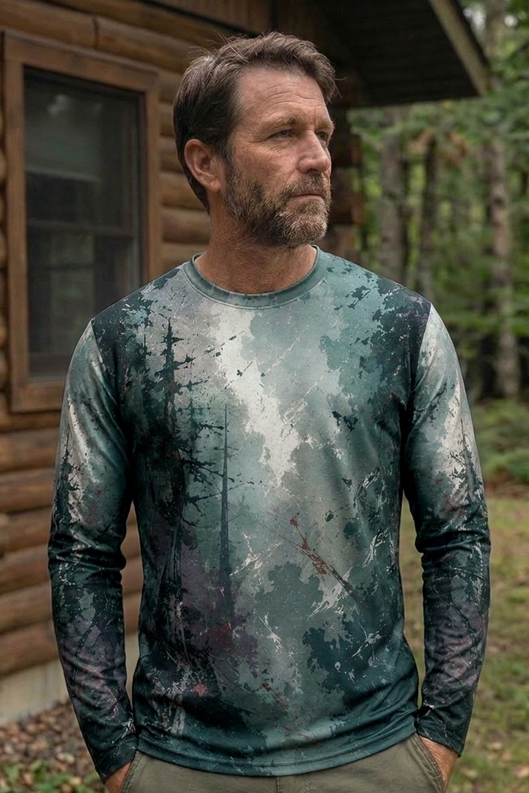 Performance Hunting Long Sleeve - Shadow Forest Grizzly Fury - ULS468K image 3