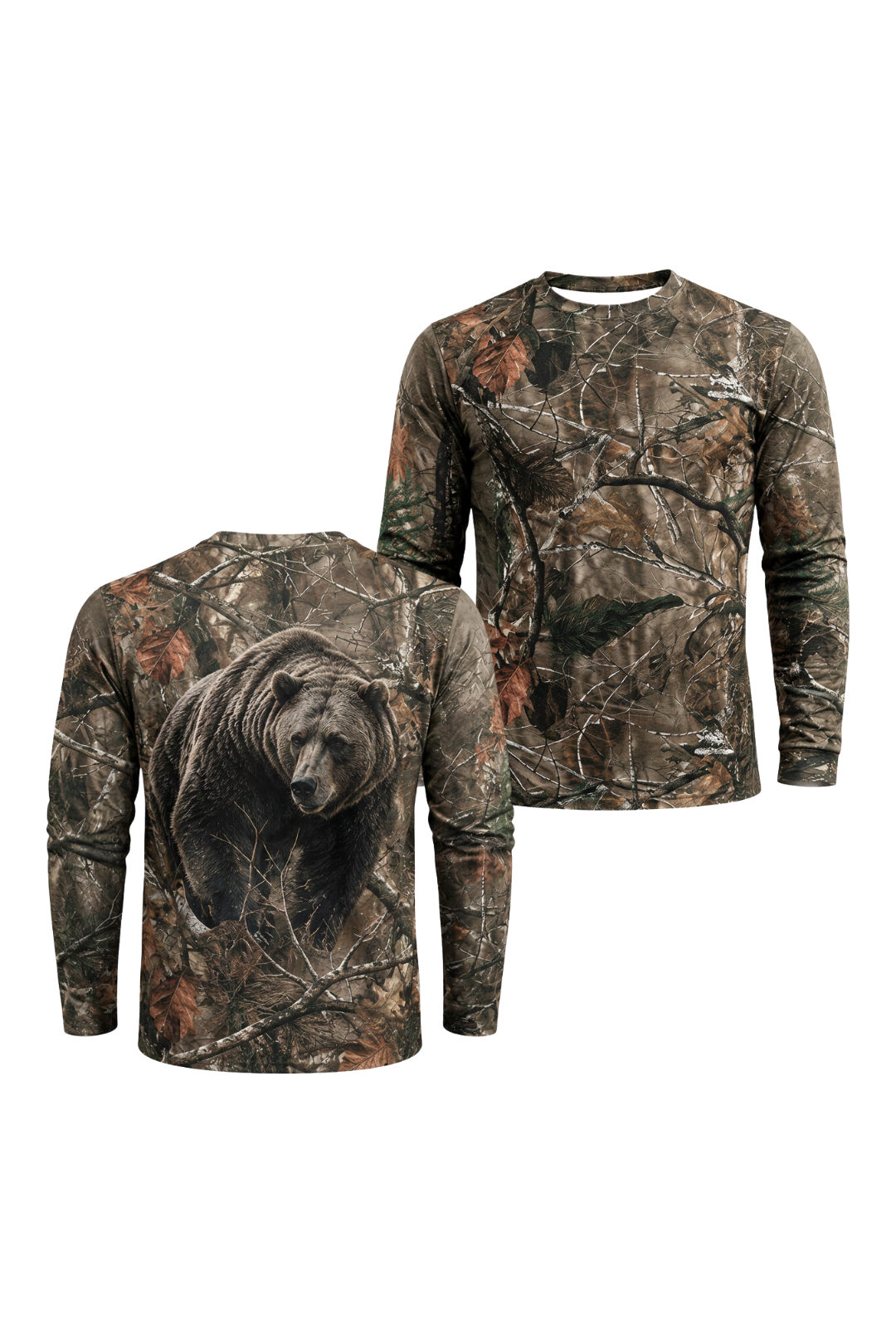 Performance Hunting Long Sleeve - Autumn Oak Grizzly Stalke - ULS469K image 1