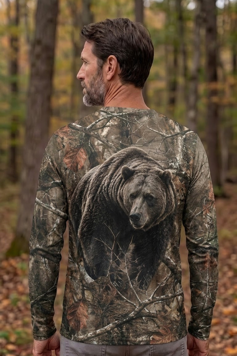 Performance Hunting Long Sleeve - Autumn Oak Grizzly Stalke - ULS469K image 2