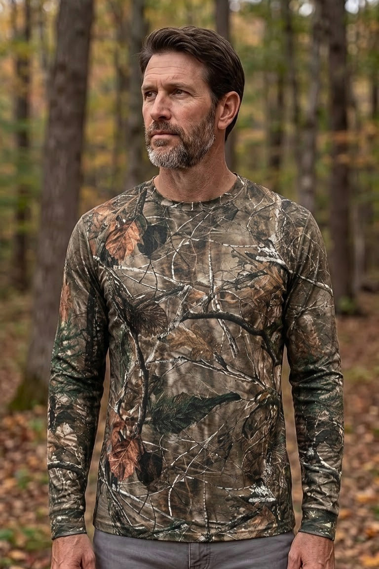 Performance Hunting Long Sleeve - Autumn Oak Grizzly Stalke - ULS469K image 3