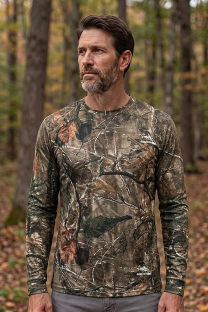 Performance Hunting Long Sleeve - Autumn Oak Grizzly Stalke - ULS469K image 3