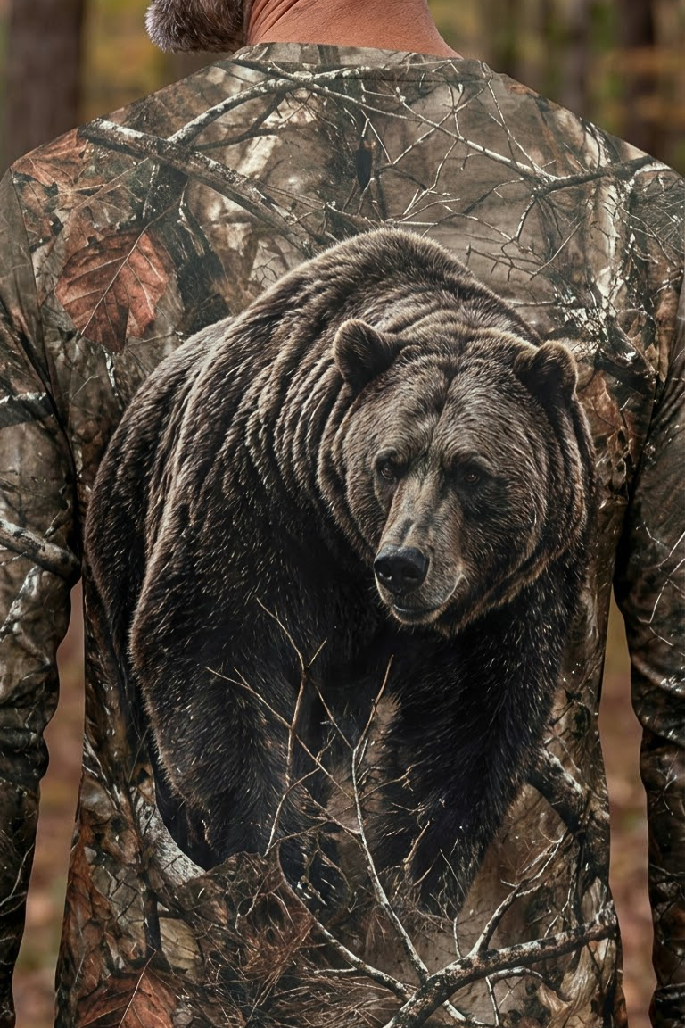 Performance Hunting Long Sleeve - Autumn Oak Grizzly Stalke - ULS469K image 4