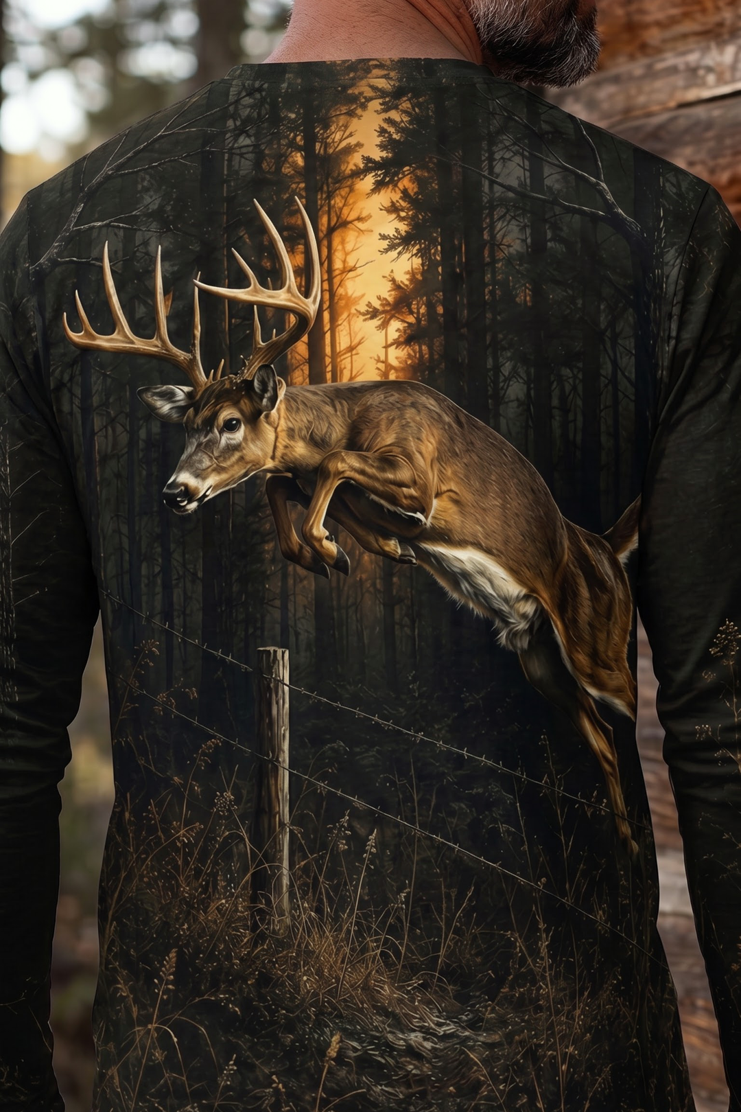 Performance Hunting Long Sleeve - Twilight Whitetail Bound - ULS470K image 4