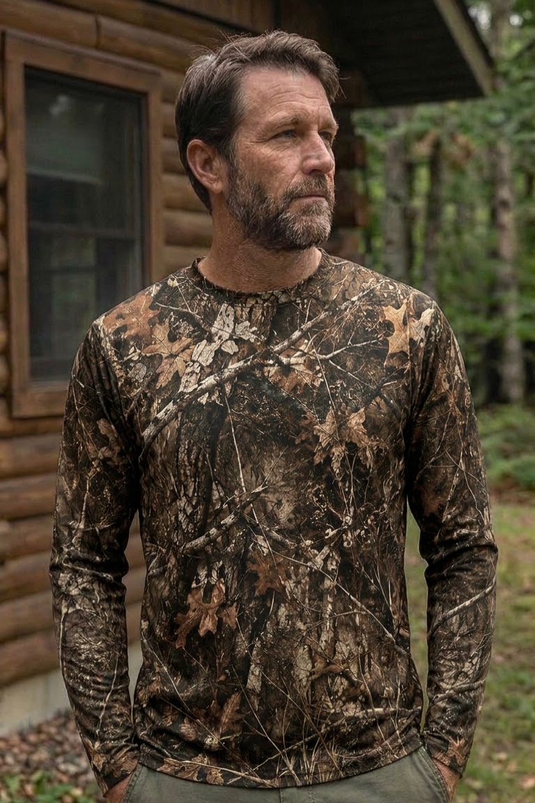 Performance Hunting Long Sleeve - Golden Oak Whitetail Sovereign - ULS471K image 3