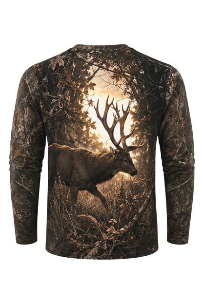 Performance Hunting Long Sleeve - Golden Oak Whitetail Sovereign - ULS471K image 5