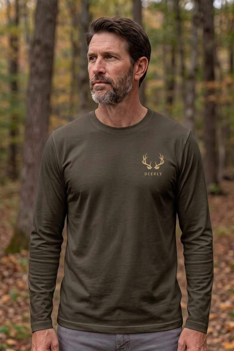 Performance Hunting Long Sleeve - Amber Horizon Whitetail Stag - ULS472K image 3