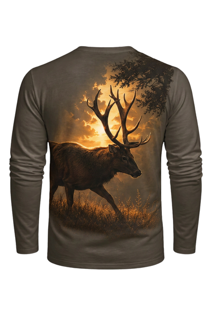 Performance Hunting Long Sleeve - Amber Horizon Whitetail Stag - ULS472K image 5