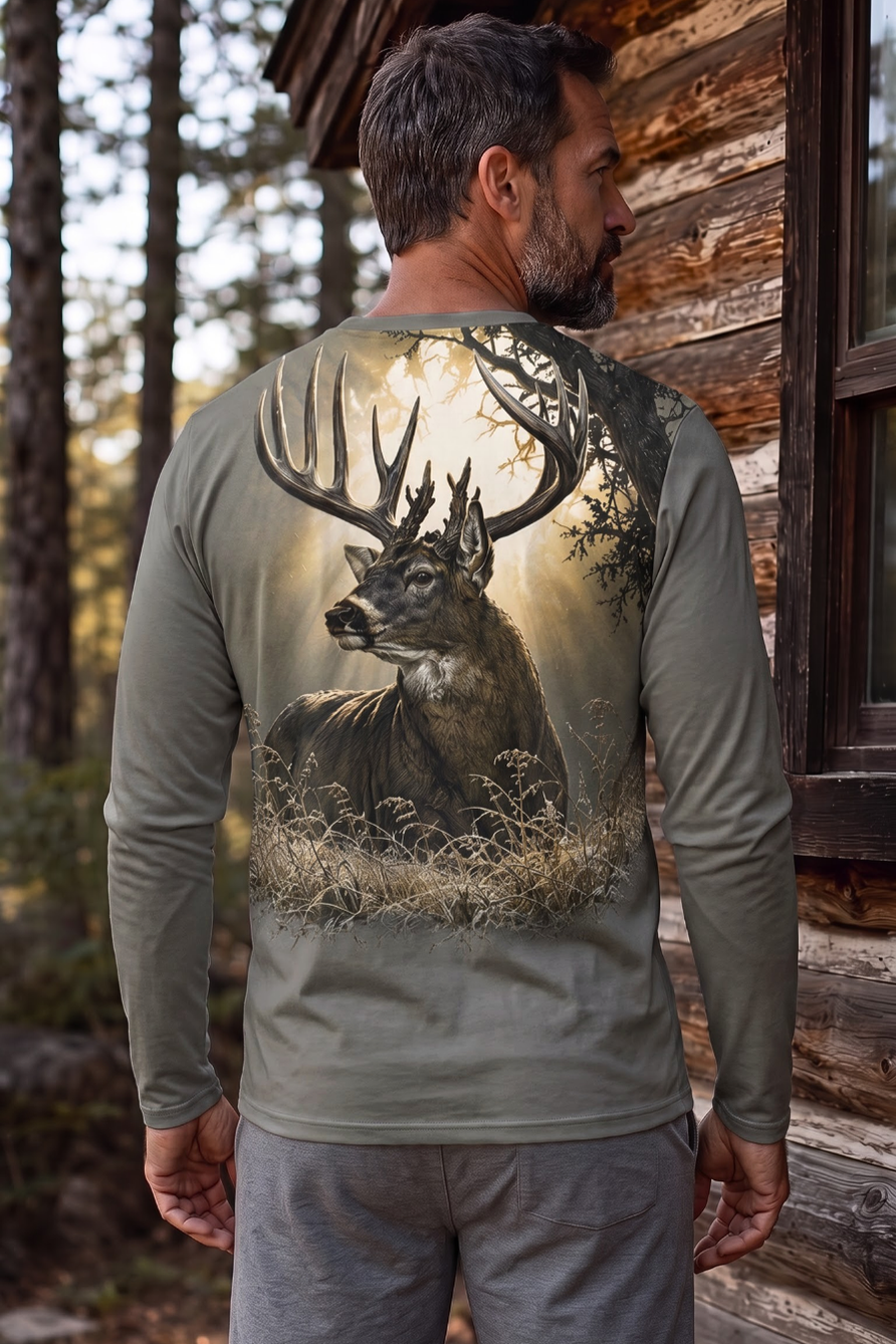 Performance Hunting Long Sleeve - Foggy Ridge Whitetail Monarch - ULS473K image 2