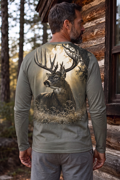 Performance Hunting Long Sleeve - Foggy Ridge Whitetail Monarch - ULS473K image 2